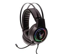L33T GJALLARHORN - Cuffie da gioco over-Ear con microfono per Playstation, X-BOX, Nintendo Switch e come PC Gaming Headset - Cuffie con microfono per gaming, illuminazione RGB