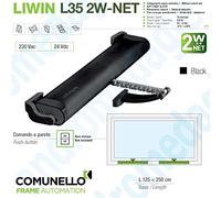 L35 2W NET DOPPIO MOTORE 230V A CATENA NERO PER FINESTRE VASISTAS - COMUNELLO