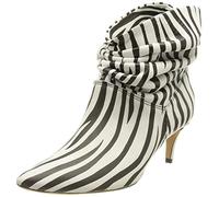 L37 HANDMADE SHOES Chasing Stars, Stivale alla Caviglia Donna, Nero Bianco, 41 EU