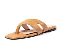 L37 HANDMADE SHOES Club Tropicana, Sandalo Donna, Marrone, 35 EU