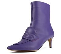 L37 HANDMADE SHOES Don't Stop Believin, Stivale alla Caviglia Donna, Viola, 38 EU