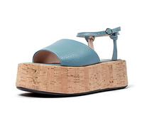 L37 HANDMADE SHOES Golden Rules, Sandalo Donna, Blu, 36 EU