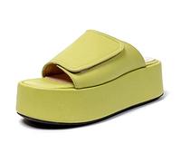 L37 HANDMADE SHOES Head On My Shoulder, Sandalo Donna, Verde, 38 EU