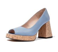 L37 HANDMADE SHOES Here We Go, Platform Donna, Blu, 41 EU