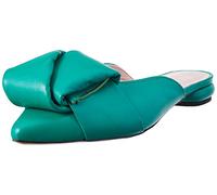 L37 HANDMADE SHOES La Playa, Sandalo Donna, Verde, 35 EU