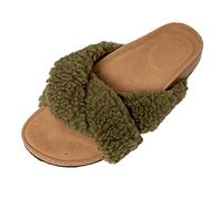 L37 HANDMADE SHOES Summer Cottage, Sandalo Donna, Verde, 38 EU