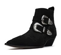 L37 HANDMADE SHOES The Hero's Return, Stivali alla Moda Donna, Nero, 41 EU