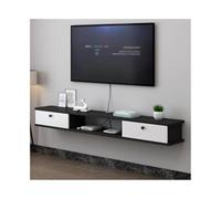 L3s9mPzVb4 Mobile TV con contenitore Supporto TV sospeso, mensola a parete, moderno centro di intrattenimento multimediale sotto la