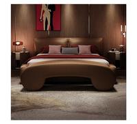 L3s9mPzVb4 Panca da letto Panca in ecopelle, panche for camera da letto creativa, sgabello poggiapiedi, panca for la fine del della, for interni for ingresso, soggiorno(Bruin,150 * 50 * 40cm)