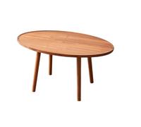 L3s9mPzVb4 Tavolino Tavolino laterale, tavolino ovale piccolo, che può essere utilizzato come comodino, da caffè e piccola scrivania, tavolo angolare(Piccolo)