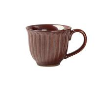 L3s9mPzVb4 Tazza da caffè Tazza in ceramica Retro Latte Semplice tazza da caffè europea versata a mano(Red)