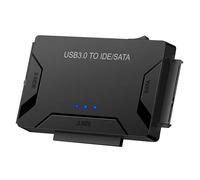 L40CS USB 3.0 a IDE Docking Convertitore SATA 2.5" 3.5" Kit adattatore per hard disk esterno USB 3.0 a SATA e adattatore IDE USB SATA convertitore con interruttore di alimentazione