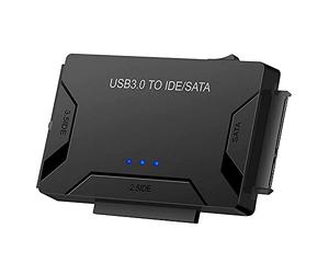 L40CS USB 3.0 a IDE Docking Convertitore SATA 2.5" 3.5" Kit adattatore per hard disk esterno USB 3.0 a SATA e adattatore IDE USB SATA convertitore con interruttore di alimentazione