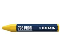 L4880007, LYRA 798, gesso professionale per marcature professionali su molte superfici, scatola con 12 gessetti gialli