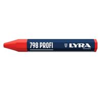 L4880017, LYRA 798, gesso professionale per marcature professionali su molte superfici, scatola con 12 gessetti rossi