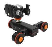 L4X Elettrico Autodolly Track Slider Testa a Sfera Remota 3 Autodolly Telecamera per Cellulare Video Riprese, Ricarica USB, Time Lapse, Carico 3KG