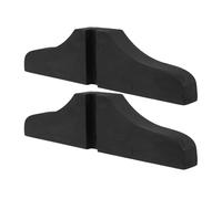 L6NqIAG 4 Pezzi Staffa for Schermo Piedi for cancelletto for Cani Linea di Divisione Supporto for Animali Domestici Divisorio for stanze Base per Schermo Divisorio(Black)