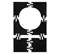 L6NqIAG Cornice per bersaglio da freccette Protezione da parete for bersaglio for freccette for for resistente con design di giunzione universale for il massimo del gioco delle