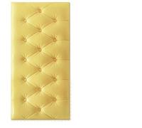 L6NqIAG Imbottitura per cuscini da parete Testiera autoadesiva spessa Sacco morbido Adesivi murali anticollisione Tatami morbidi imitazione Letto 70x35cm 5-8mm(Yellow,70cm x 35cm x 5mm)