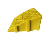 L6NqIAG Rampe for vialetti in plastica ad Alta Resistenza, universali, Adatte ai Pneumatici, for marciapiedi e soglie, for Un Facile Accesso Rampa per Marciapiede(Yellow)