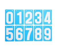 L6NqIAG Tabellone Portatile Ribaltabile 10 Pezzi di tabellone segnapunti Portatile for Basket, con Numeri, Lavagna a Fogli mobili, tabelloni da Calcio, Porta Biliardo in PVC for Rete