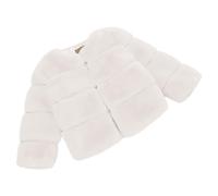 L9WEI Cappotti Ragazzo Invernali Cappotto da Bambina per Bambina Cappotto Invernale Antivento Addensato Giacca da Bambino in Caldo Pile Giacca per Neonato (White, 6-12 Months)
