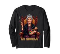 La Abuela - Divertente Design per Nonne messicane Maglia a Manica