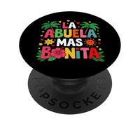 La Abuela Más Bonita Abuela compleanno Nonna Festa della mamma PopSockets PopGrip Adesivo