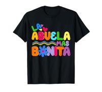 La Abuela Más Bonita | Abuela Latina Grandmother Spanish Maglietta