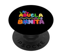 La Abuela Más Bonita | Abuela Latina Grandmother Spanish PopSockets PopGrip Adesivo