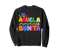 La Abuela Más Bonita Mexican Grandma Women's Abuelita Cute Felpa