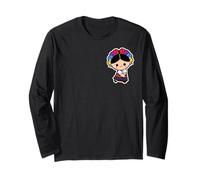 La Adelita Mexican Doll Lele Latinx Revolution Soldier Maglia a Manica