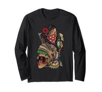 La Adelita Mexicans Revolution Soldier patriots Chicana Maglia a Manica