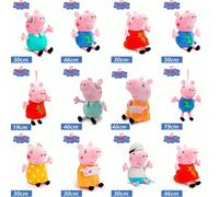 La adorabile famiglia di Peppa Pig è composta da quattro membri: Peppa, suo fratello George, i suoi genitori e i suoi nonni (19-46cm) Bambole di Peppa Pig Style9,Bambole di Peppa Pig Style8,Bambole di