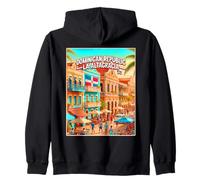 La Altagracia Repubblica Dominicana Viaggio Famiglia Retro City Town Felpa con Cappuccio