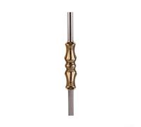 La balaustra elegante della scala dell'acciaio inossidabile 304 parte le colonne europee di Rod di stile (asta dorata del vaso)