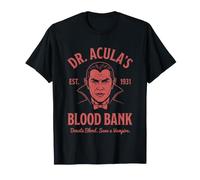 La Banca del Sangue del Dr. Acula - Dracula Spooky Vampire Halloween Maglietta