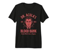 La Banca del Sangue del Dr. Acula - Dracula Spooky Vampire Halloween Maglietta Premium
