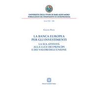 La Banca europea per gli investimenti