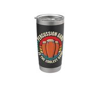 La banda di percussioni è la banda più cool ama la Conga Music Conga Bicchiere termico in acciaio inox doppia parete
