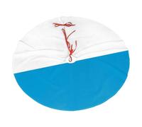 La bandiera bavarese stampata in peluche gonna per albero di Natale copertura del pavimento 91,4 cm, in pile di poliestere base per albero di Natale decorazione