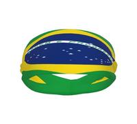 La bandiera del Brasile migliora le tue prestazioni con le fasce antisudore alla moda: ideali per qualsiasi attività!