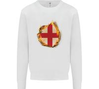 La Bandiera Della Croce Di San Giorgio Inghilterra Uomo Felpa Maglione