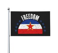 La Bandiera Della Jugoslavia E La Libertà Con 2 Occhielli Garden Flag Divertente Bandiere Di Benvenuto Decorazione Per Fattoria Interni All'Aperto 90X150Cm