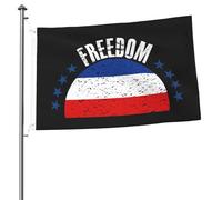 La Bandiera Della Jugoslavia E La Libertà Durevole Bandiere Da Giardino Con 2 Occhielli Bandiera Da Cortile Decorazione Per All'Aperto Patio Interni 90X150Cm