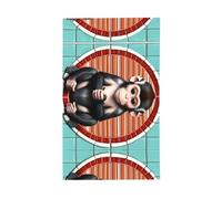 La bandiera della scimmia silenziosa. Bandiera decorativa per esterni 0,9 x 1,5 m, striscione verticale in poliestere. Adatto per l'uso come decorazione esterna