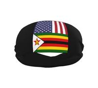 La bandiera dell'amicizia dell'America Zimbabwe migliora le tue prestazioni con le fasce per il sudore alla moda: ideali per qualsiasi attività!