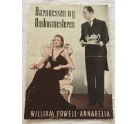 La baronessa e il maggiordomo William Powell Annabella 1938 programma cinemat...
