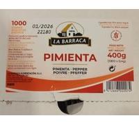 La Barraca Pimienta Pepe Nero in Monodosi, Confezione da 1000 Bustine, 400g, per Bar Hotel e Ristoranti