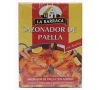 La Barraca Sazonador de Paella con Azafran, Condimento per Paella con Zafferano, 3 Bustine da 9g, Confezione da 3